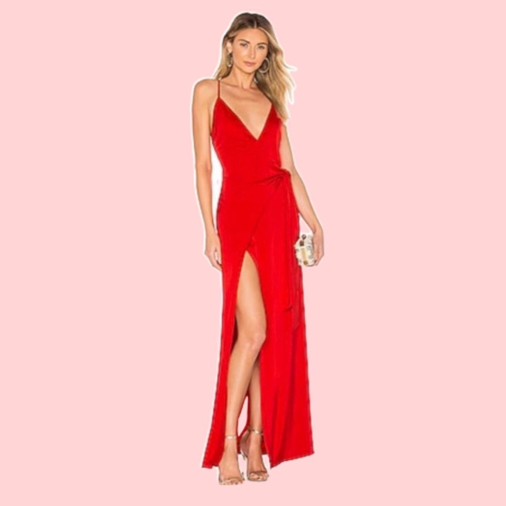 MISA Los Angeles Veronika Dress in Red - NWT